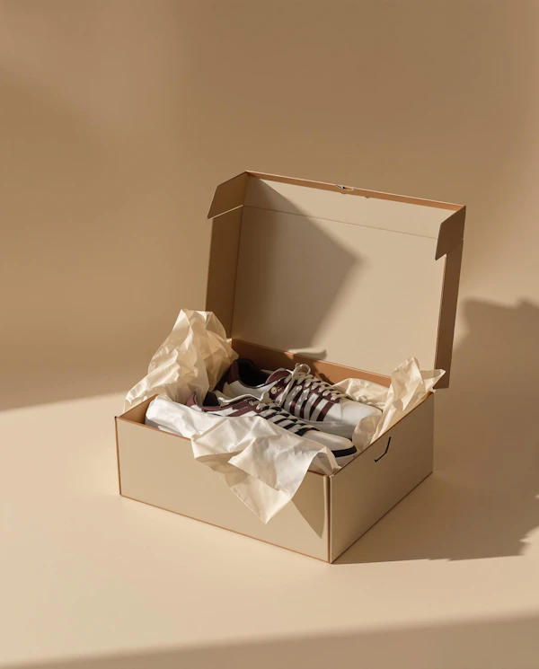 Stylish Sneakers Display