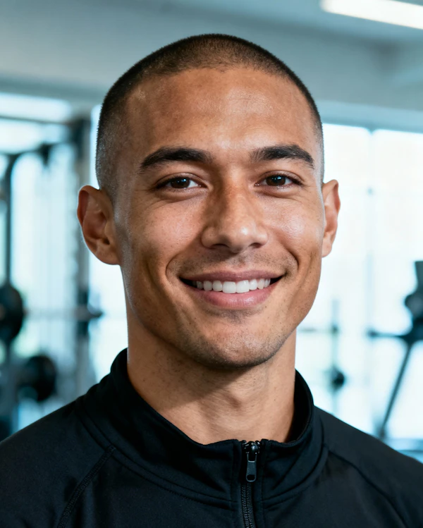 Smiling Gym Portrait