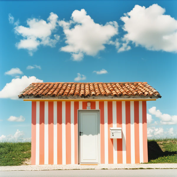 Charming Striped House