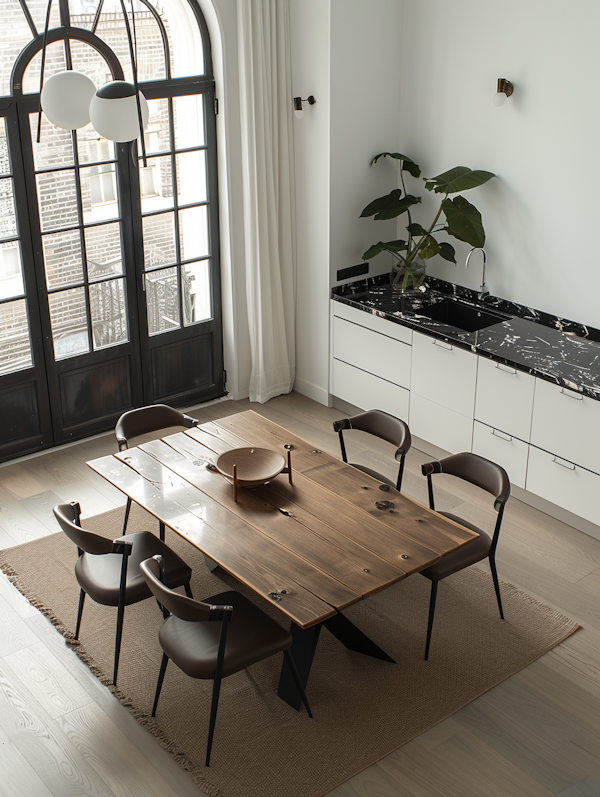 Elegant Modern Dining Room Interior