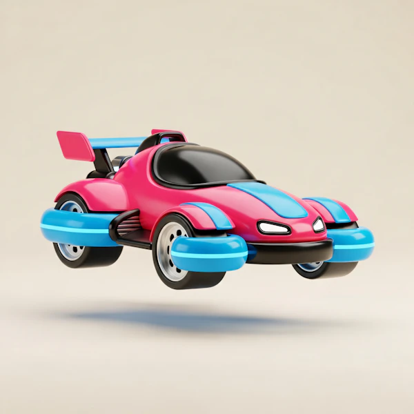 Futuristic Toy Car