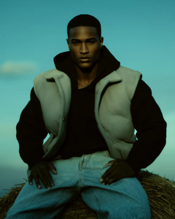 Serene Outdoor Portrait