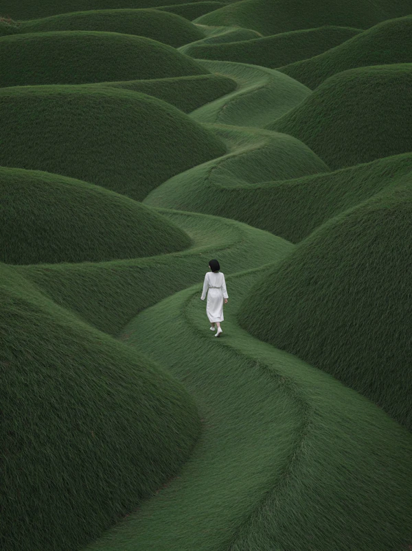 Tranquil Hillside Walk