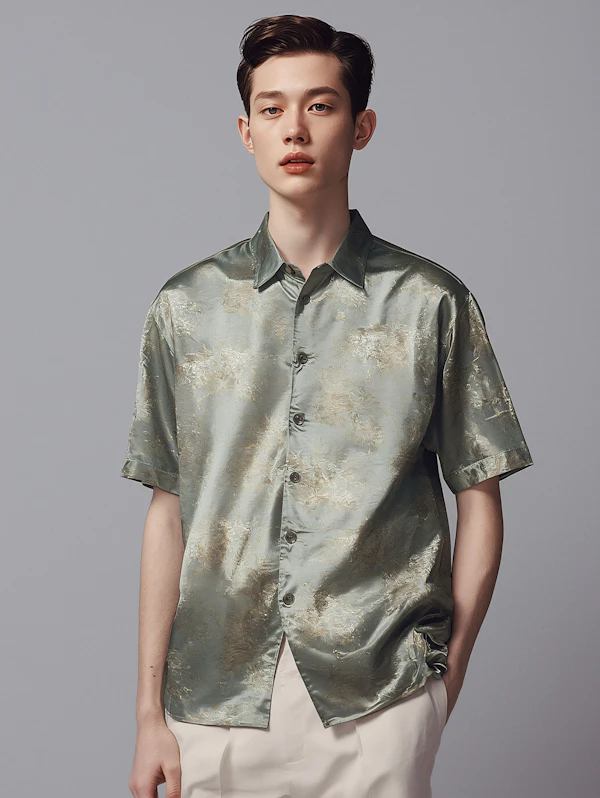 Man in Stylish Attire