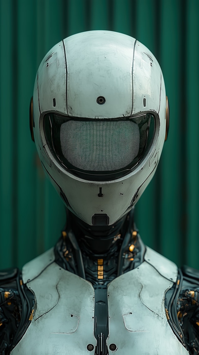 Futuristic Humanoid Robot