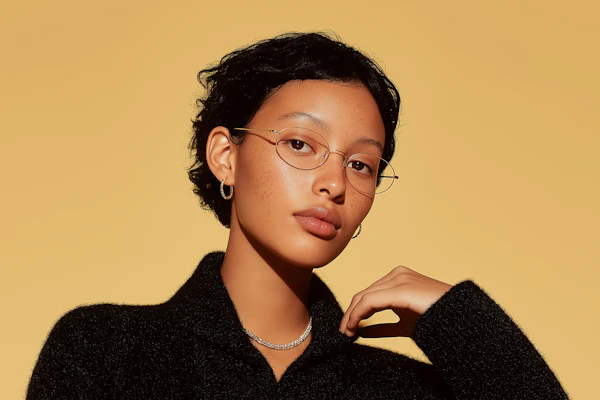 Portrait with Yellow Background