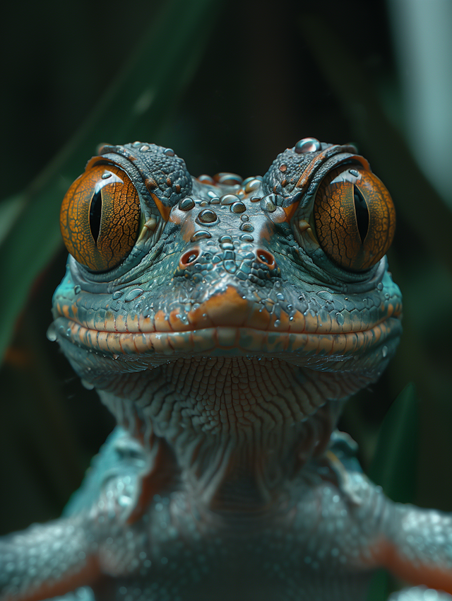 Close-Up Gecko Portrait