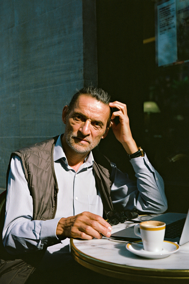 Man at Outdoor Café