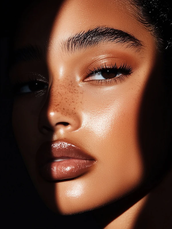 Striking Portrait Close-Up