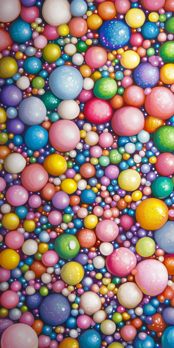 Colorful Spheres Art