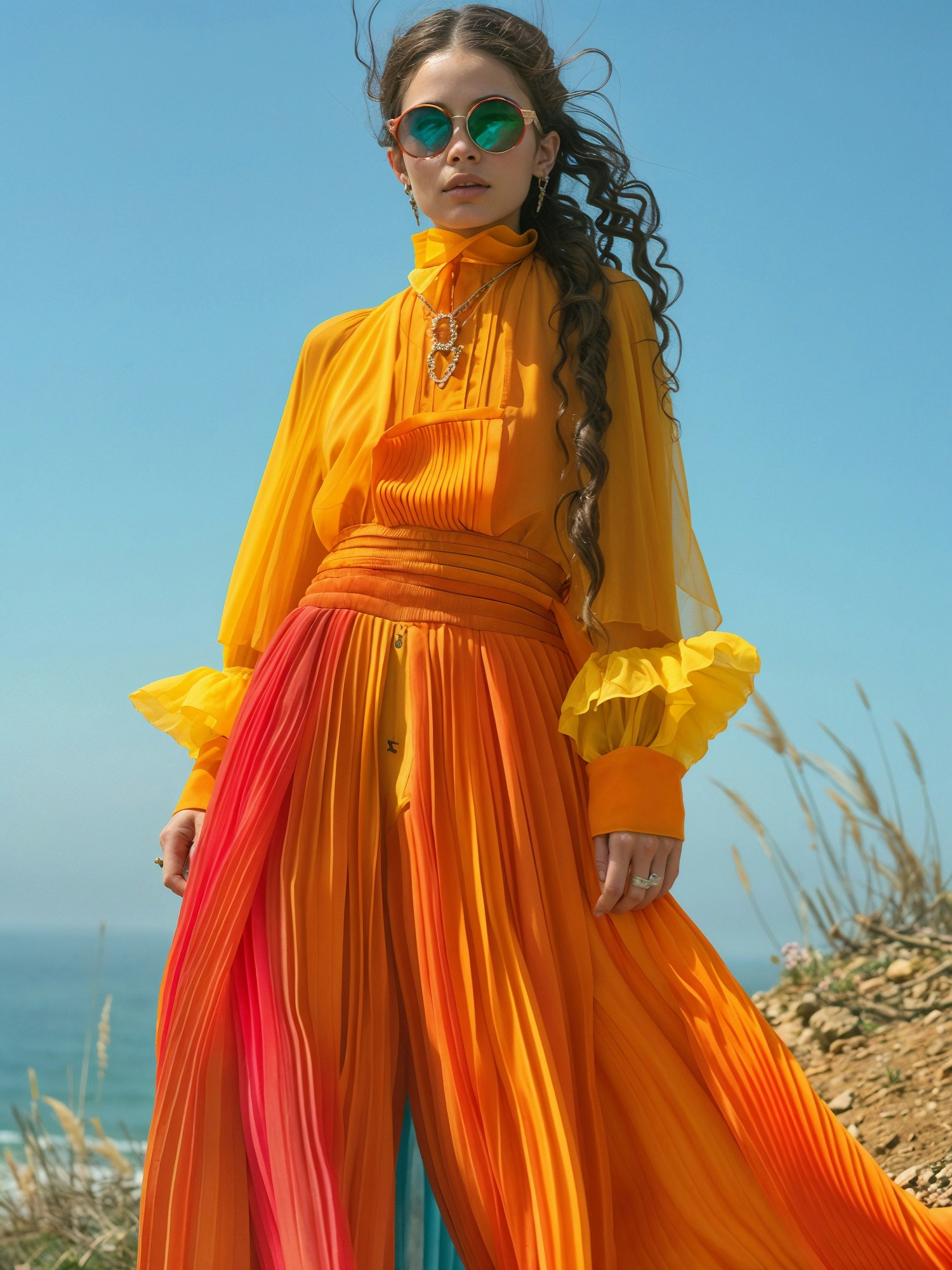 Vibrant Outdoor Portrait