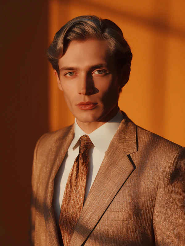 Golden Suit Portrait