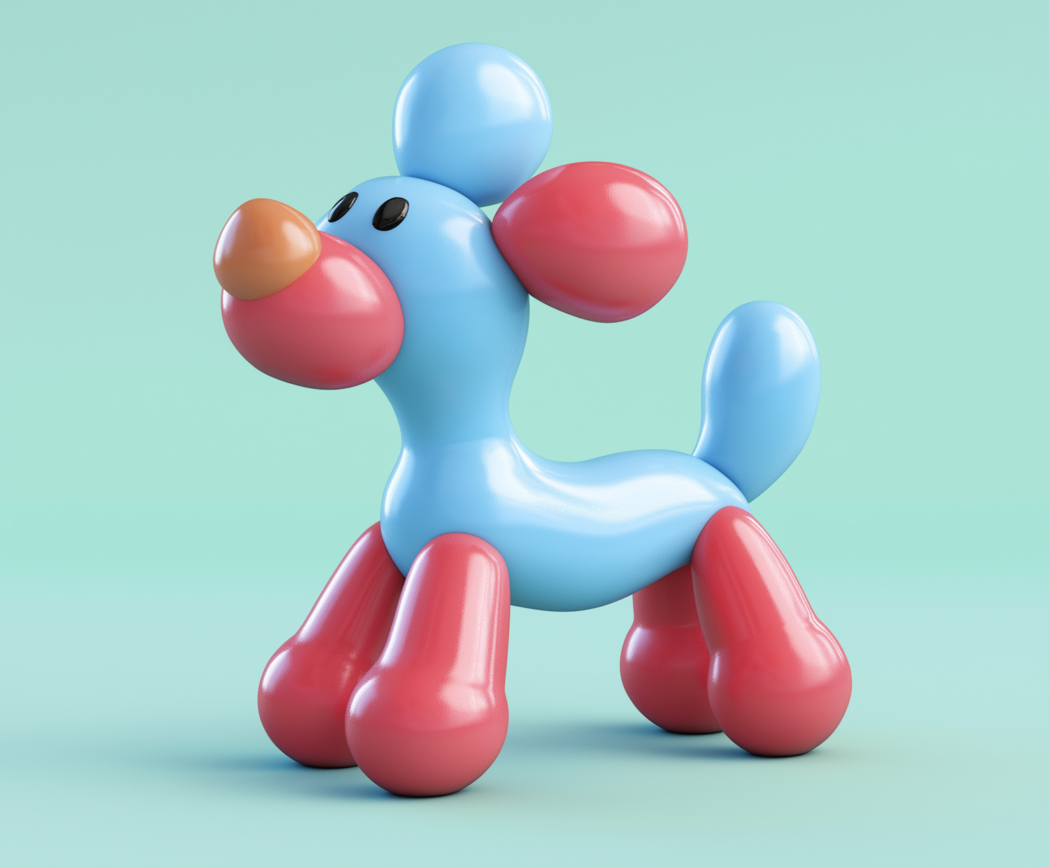 Balloon Animal Toy Dog Model