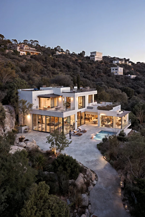 Modern Hillside Residence