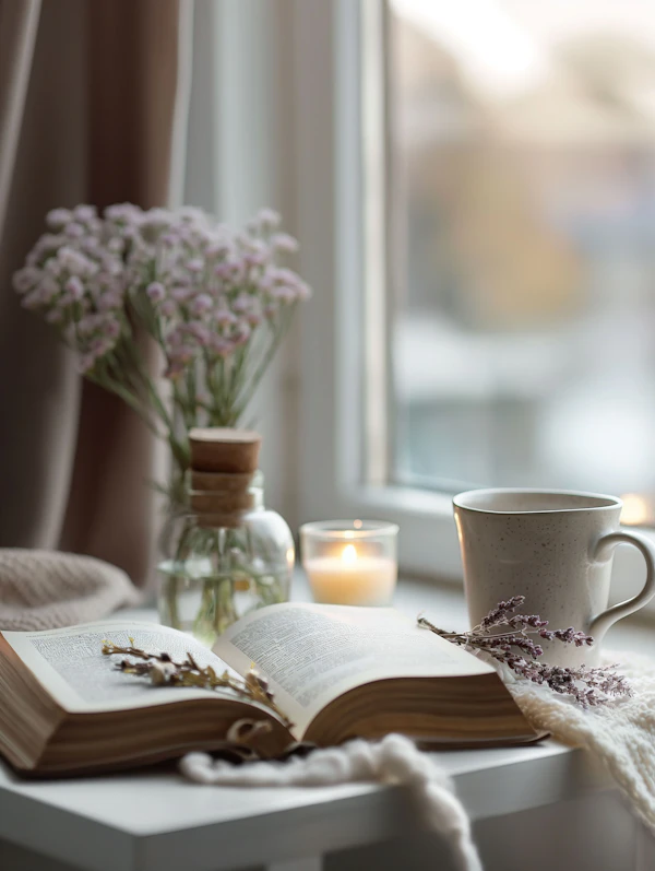 Cozy Reading Nook by the Window