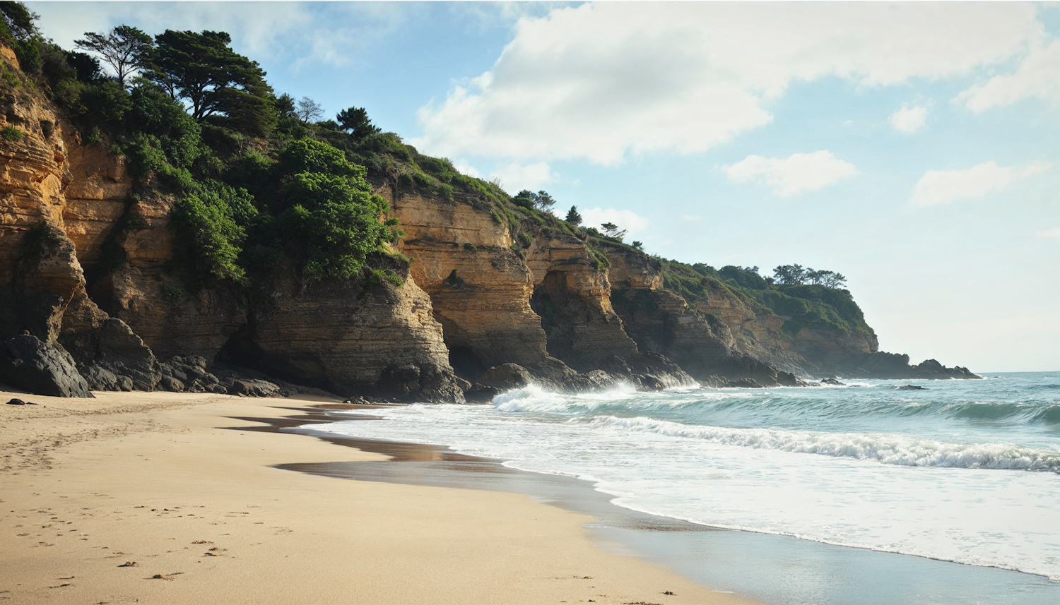 Serene Coastal Scene