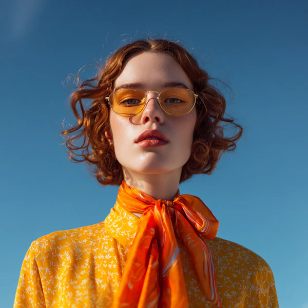 Stylish Portrait Outdoors