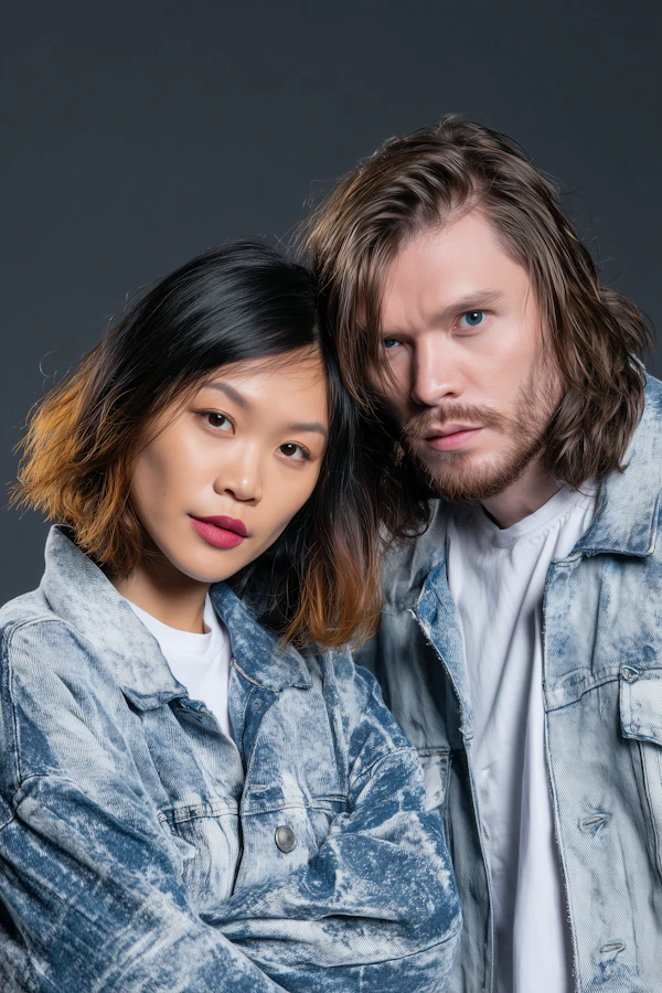 Denim Duo Portrait