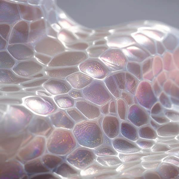 Iridescent Honeycomb Texture