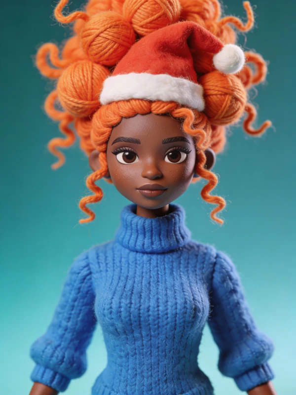 Festive Doll Portrait