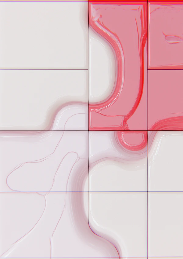 Glossy Abstract Tiles