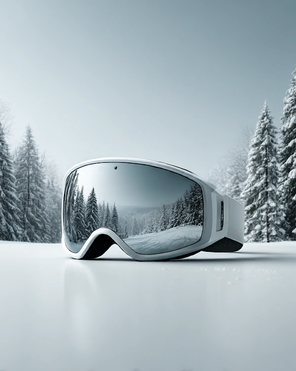 Ski Goggles in Snow