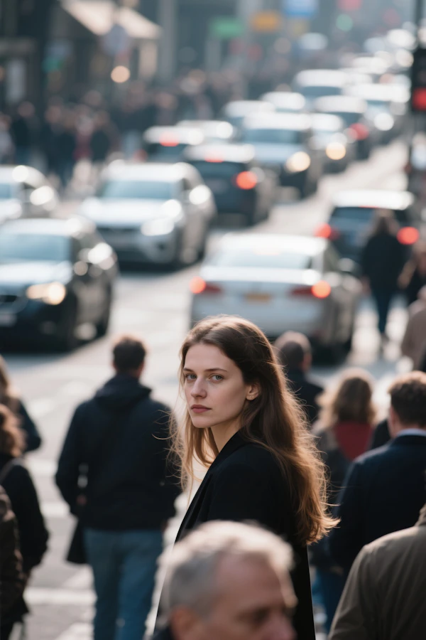 Urban Woman in Focus