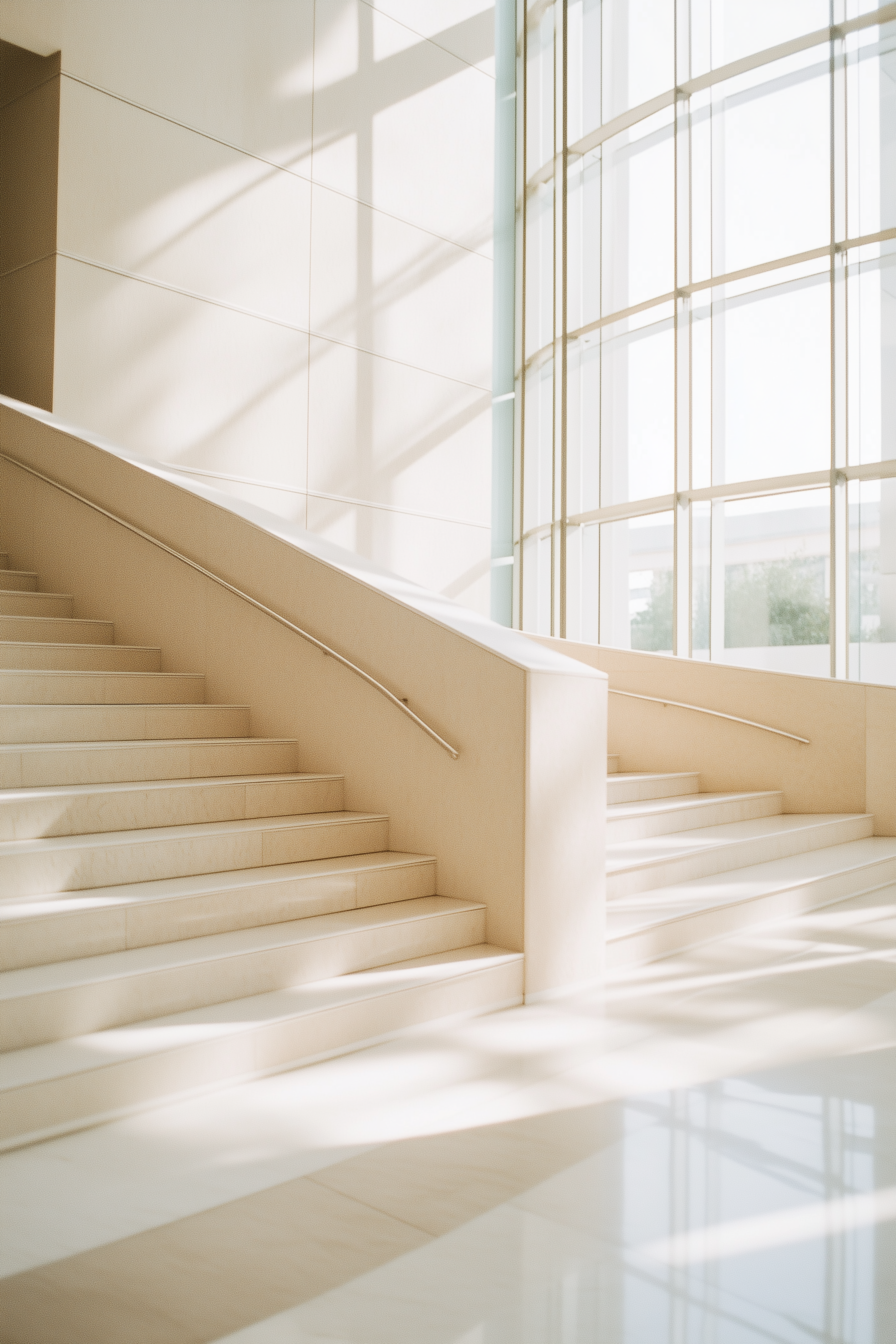 Modern Architectural Interior with Grand Staircase Photo on Lummi