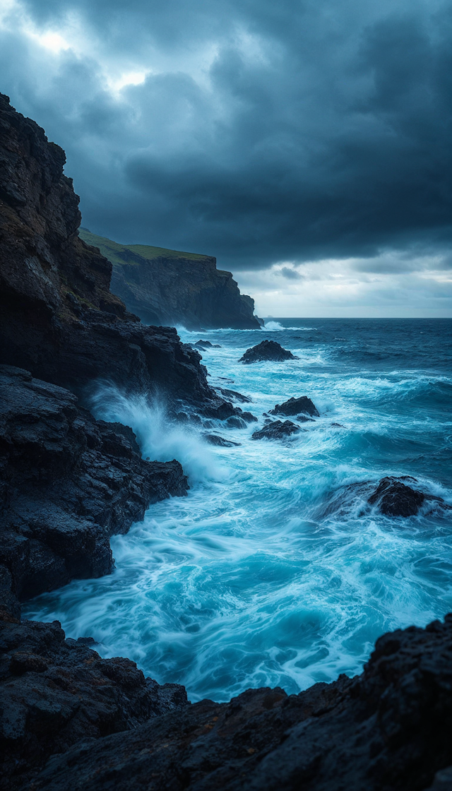 Dramatic Coastal Scene