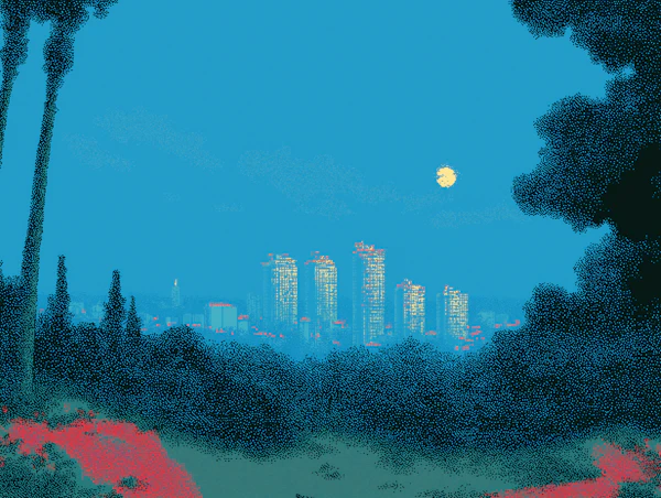 Dusk Cityscape Serenity