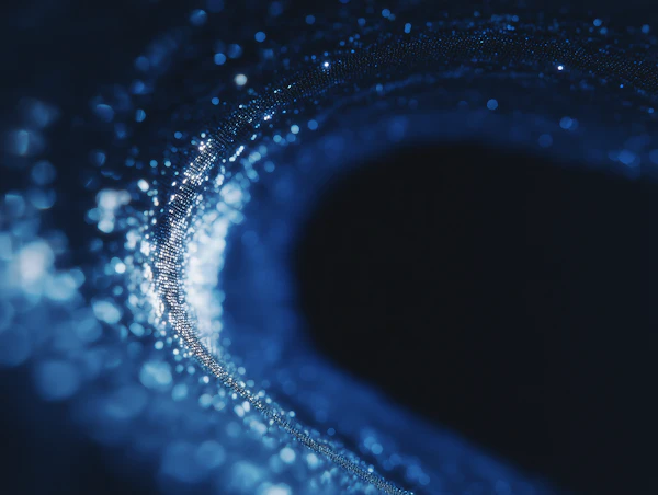 Glowing Blue Vortex