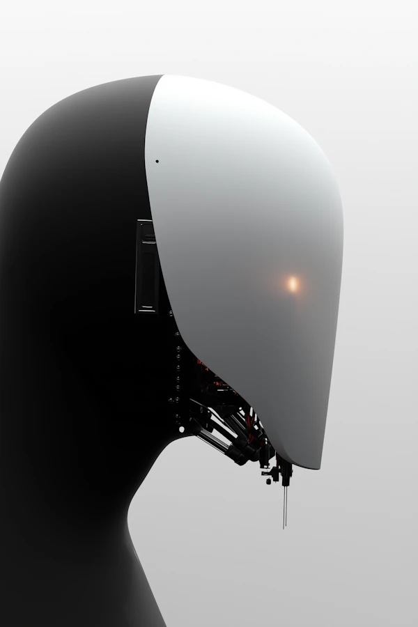 Futuristic Humanoid Robot