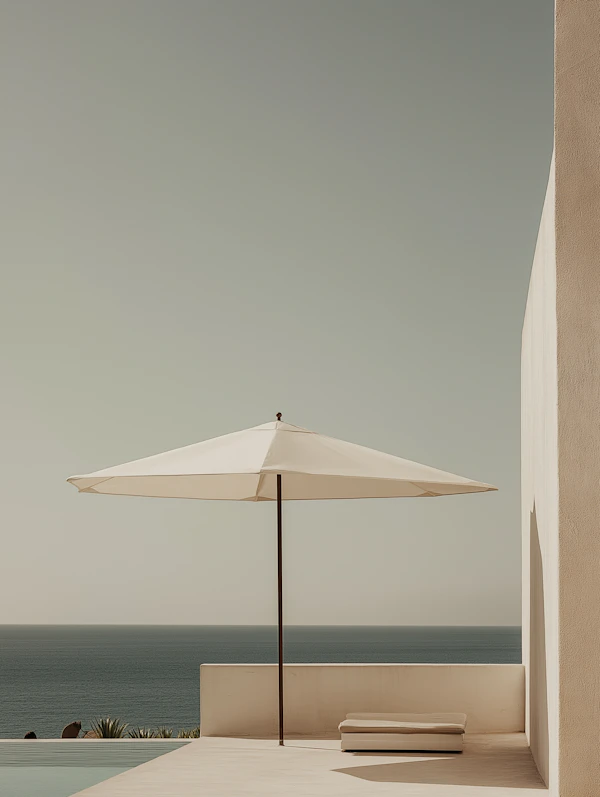 Minimalist Patio Scene