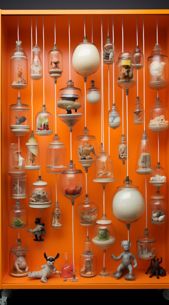 Curiosities in Suspension: An Eclectic Exhibition