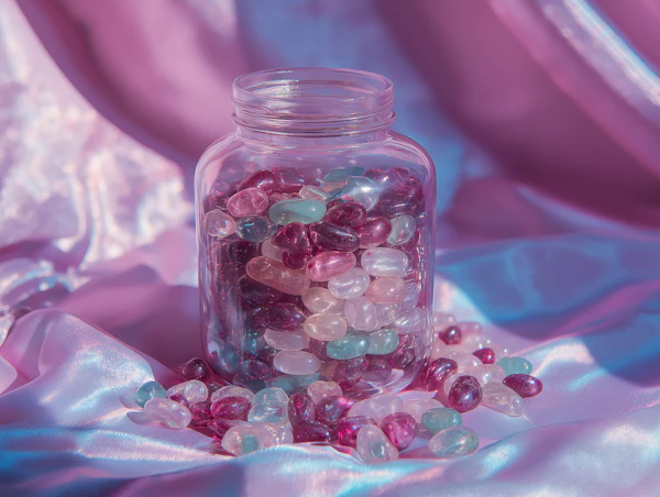 Satin Jelly Bean Display