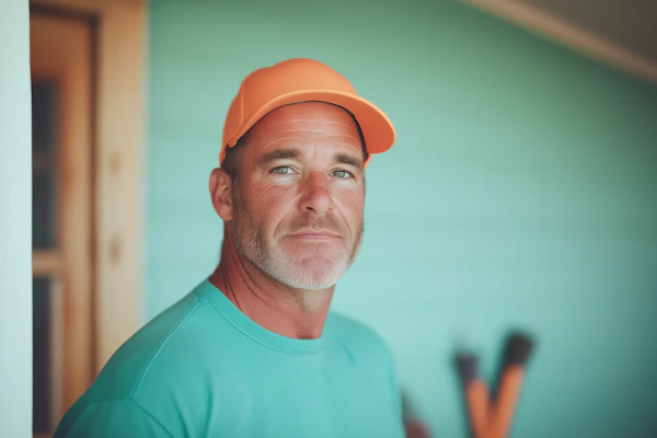 Man with Orange Cap