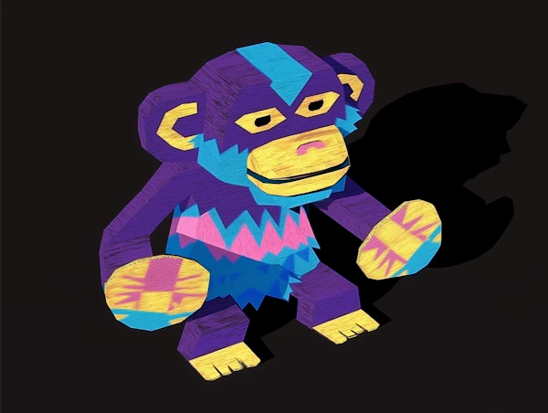 Geometric Monkey Art