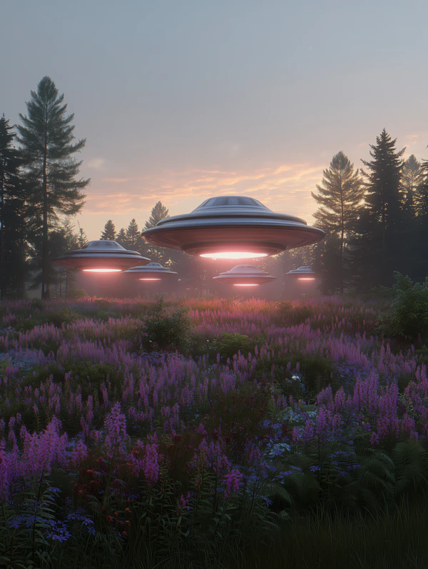 Ethereal Forest Scene