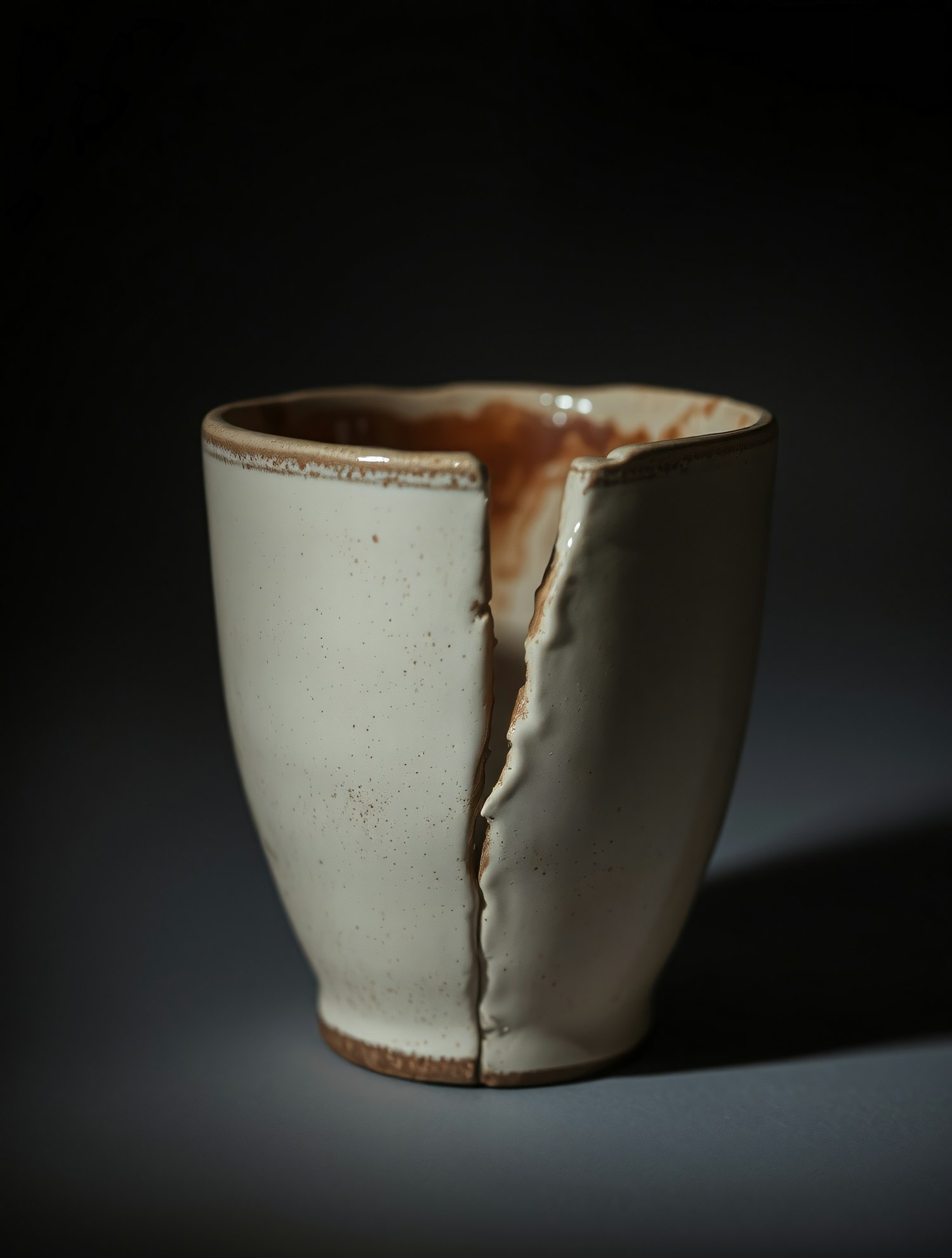 Cracked Ceramic Cup