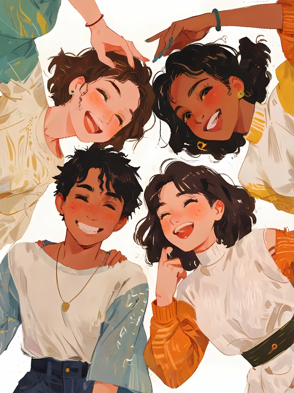 Joyful Group Pose