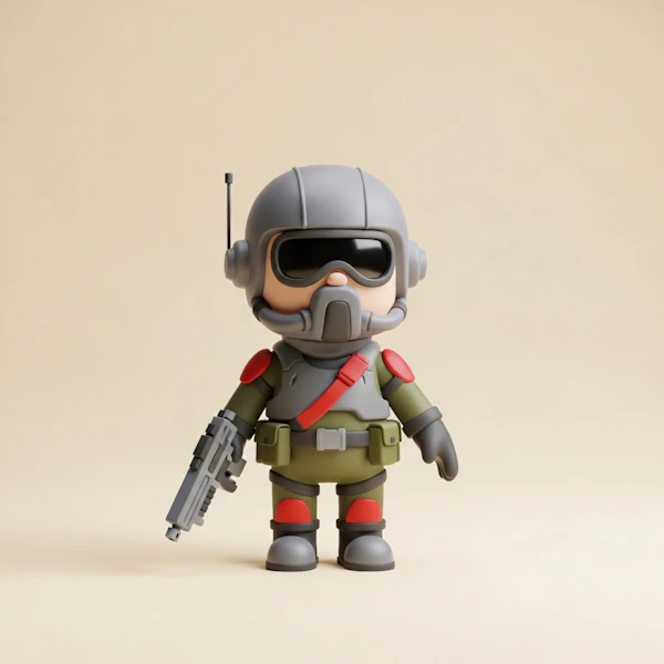 Stylized Toy Soldier