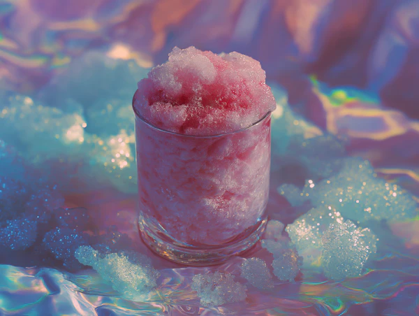 Pink Shaved Ice Display