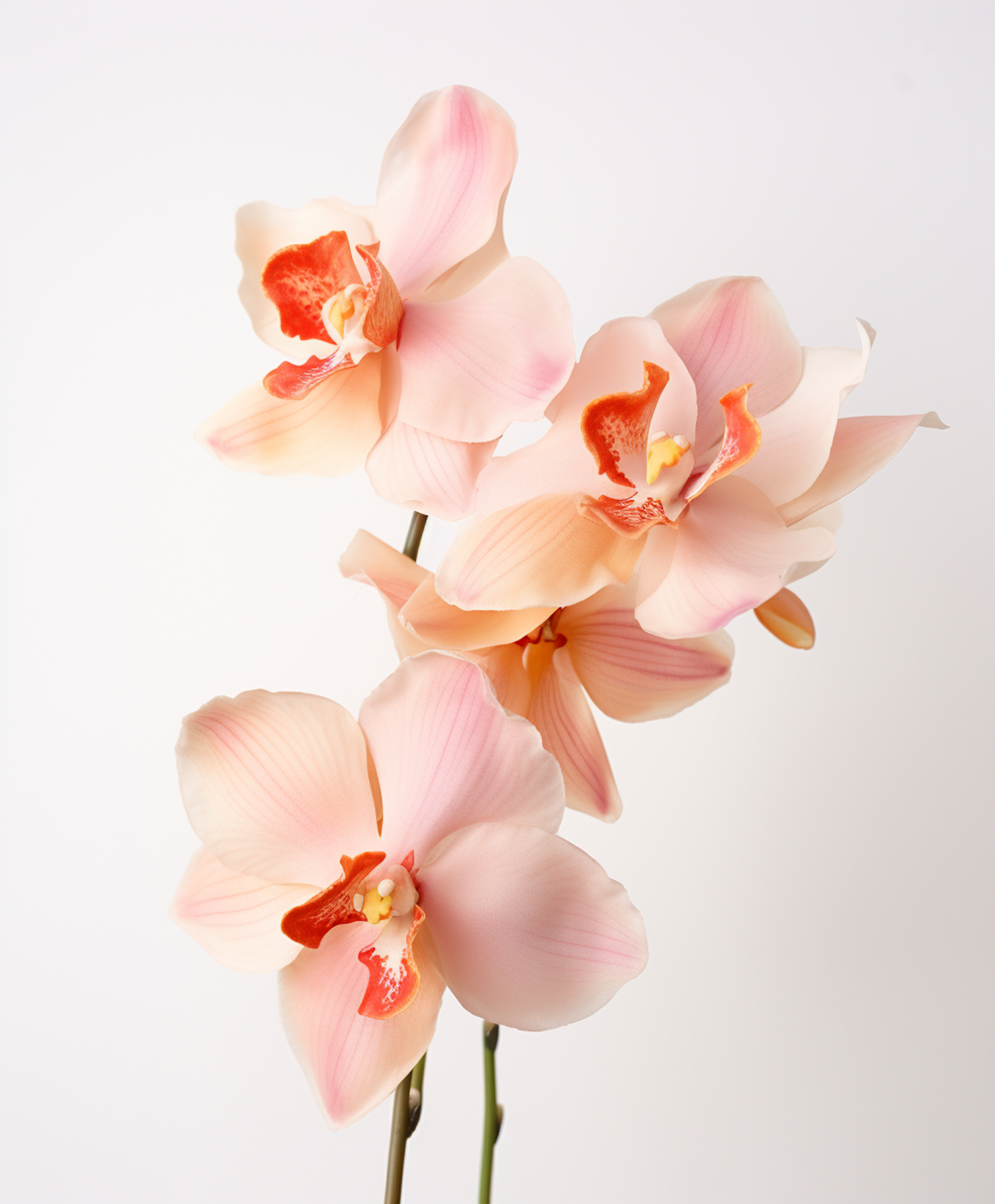 Elegant Gradient Orchids