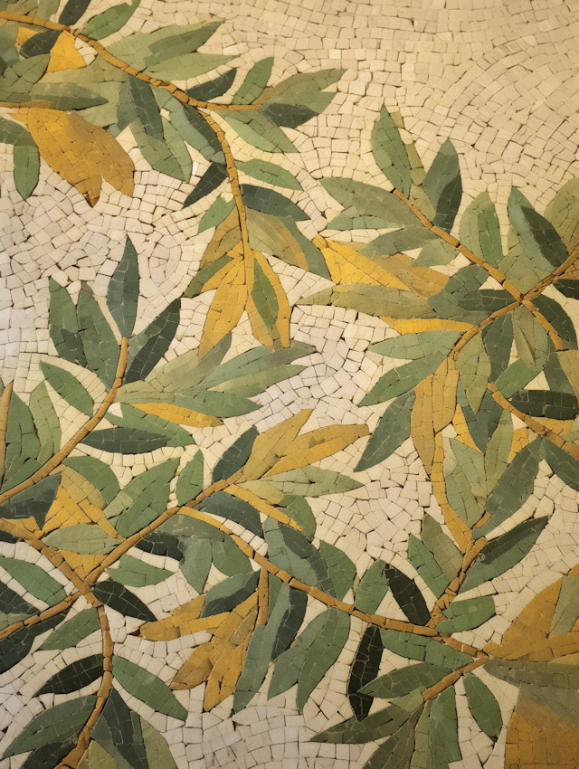 Verdant Mosaic Tapestry