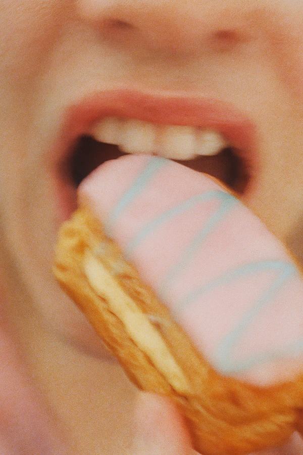 Pastry Bite Close-Up