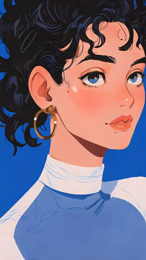 Vibrant Portrait Illustration