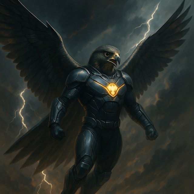Futuristic Falcon Hero