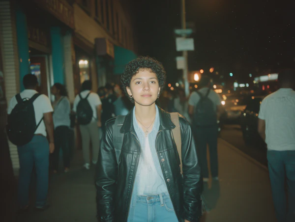 Nighttime Urban Portrait