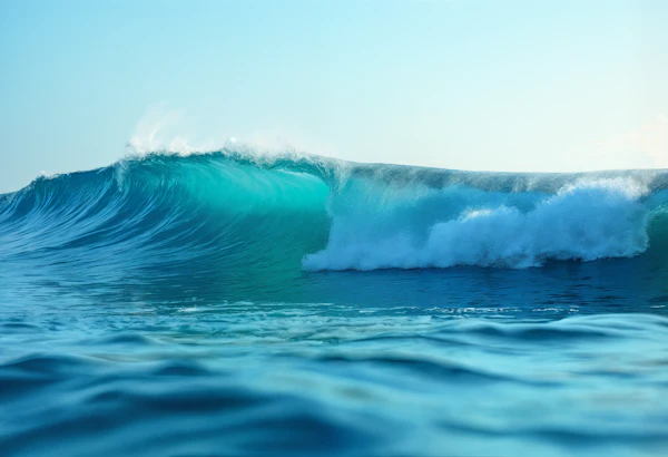 Ocean Wave Mid-Crest