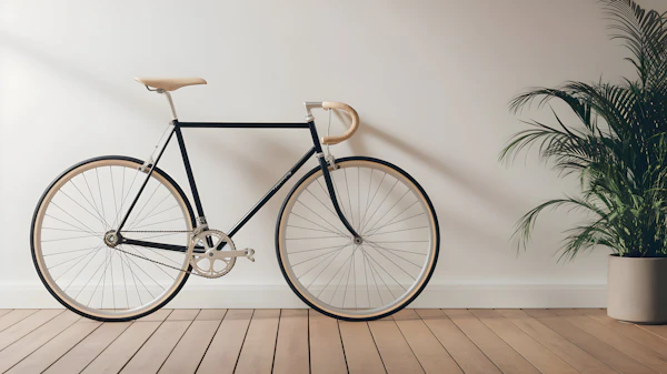 Minimalist Bike Display